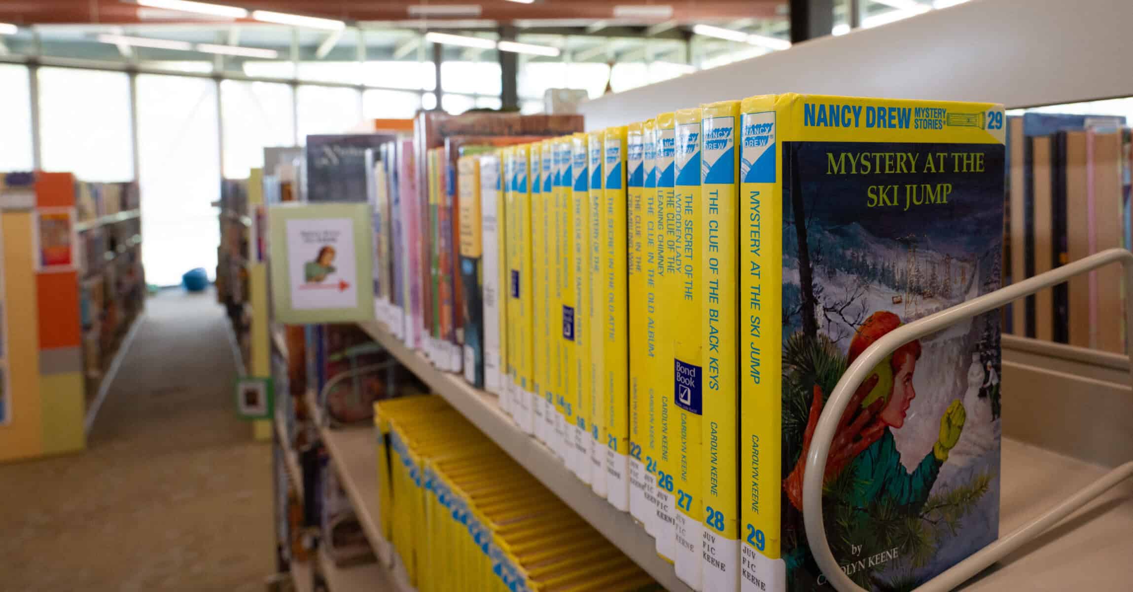 View from the Stacks: For the Love of Libraries 1 Books in a row at the library.