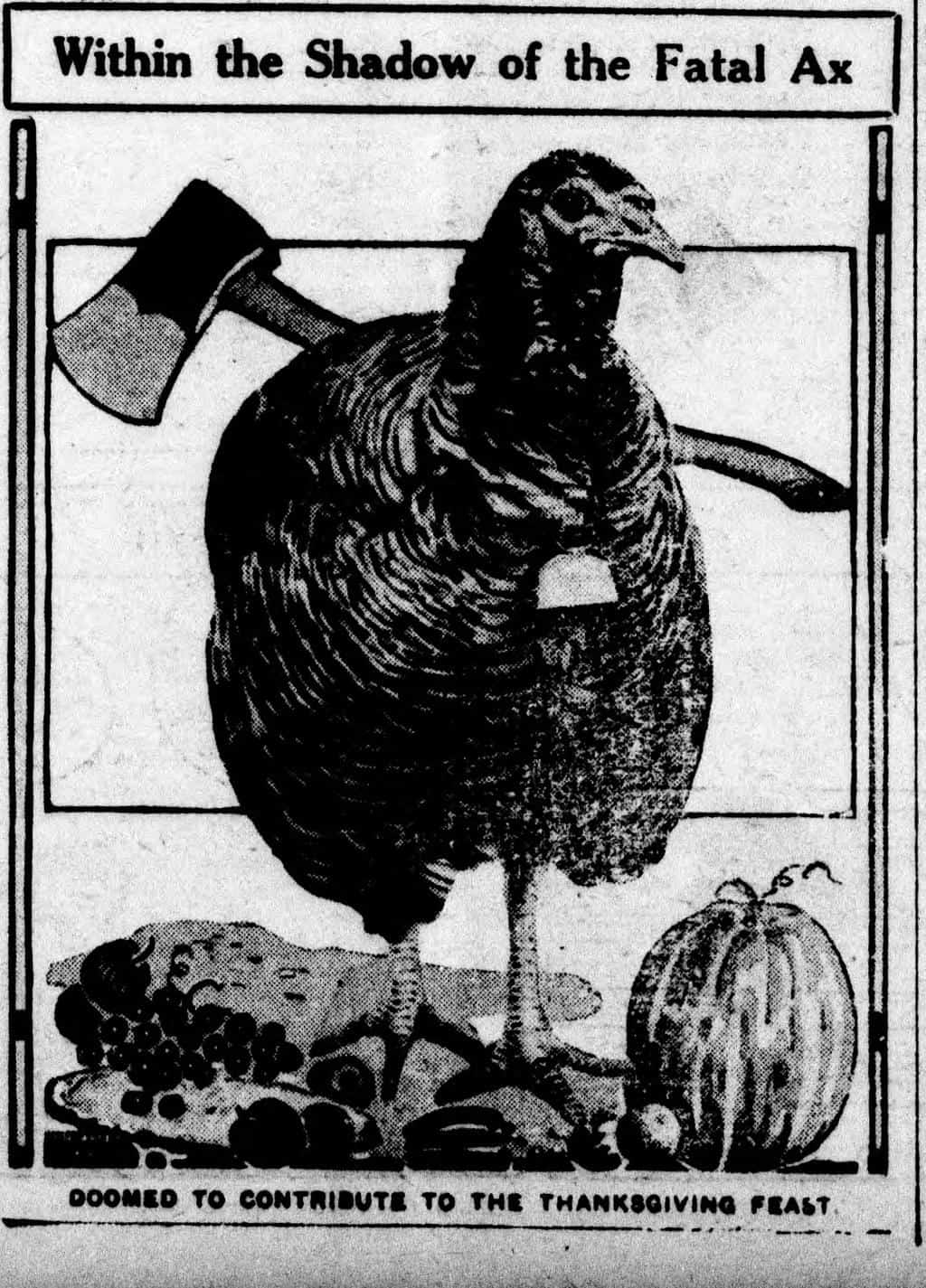 1 Osceola Times 25 November 1927 Turkey and Axe illustration