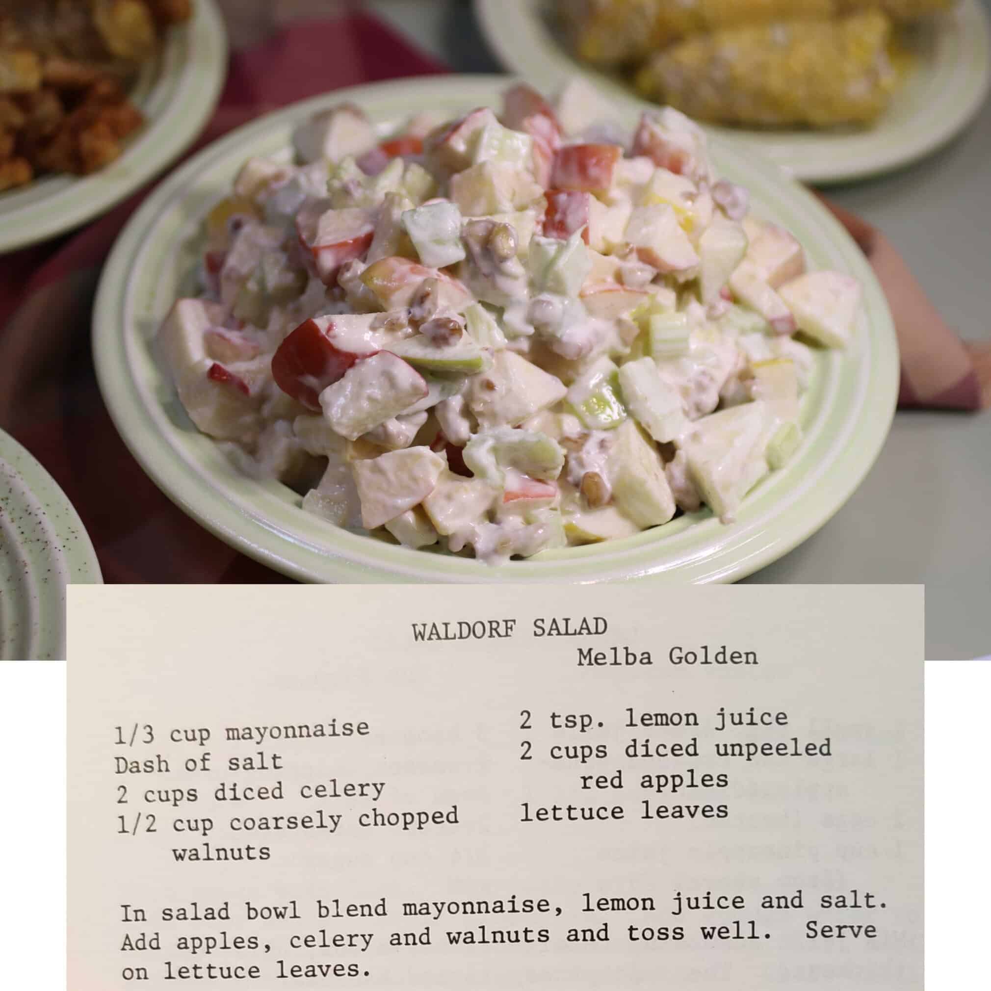 15 Stuttgart Southland Womens Club Talk About Good Cooks cookbook Waldorf Salad recipe 1 scaled